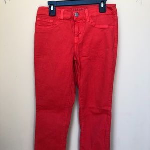 J Brand Mid Rise Skinny in Lipstick